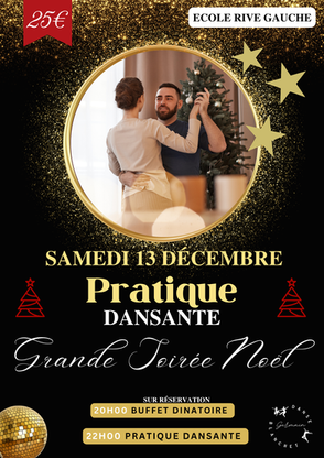 🎉 Pratique Dansante & Buffet Dînatoire – Samedi 13 décembre