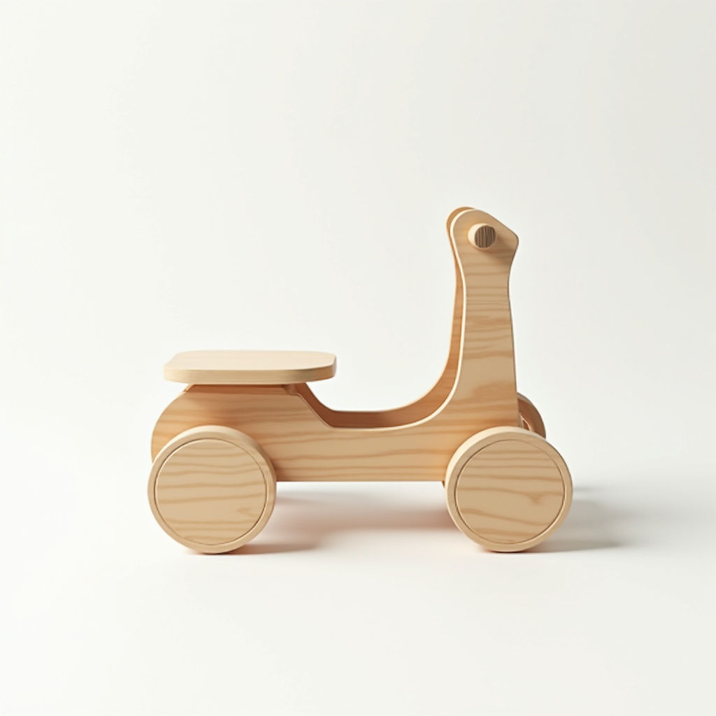 Carrinho Minimalista Madeira