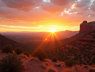 Capturing Sedona's Spirit: Generative AI Art Collection