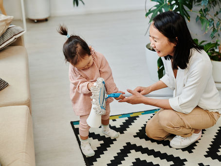 “Mop Mentorship: Living Room Edition”