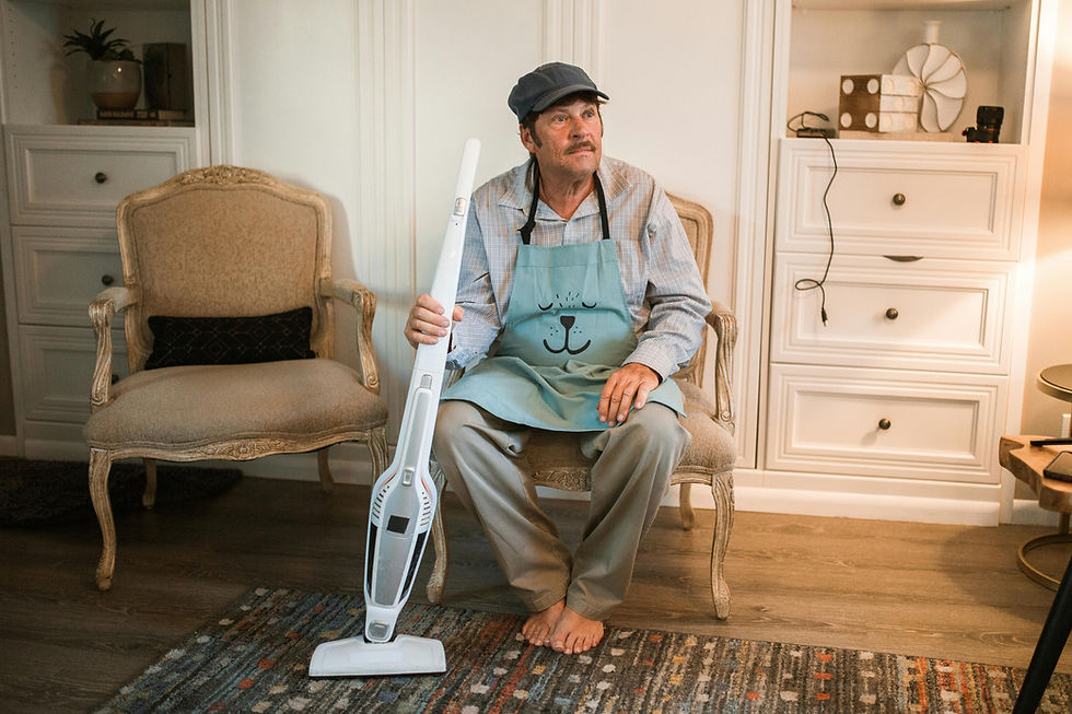 “The Vacuum Warrior’s Coffee Break”