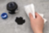 Ink Stains from Hard Surfaces