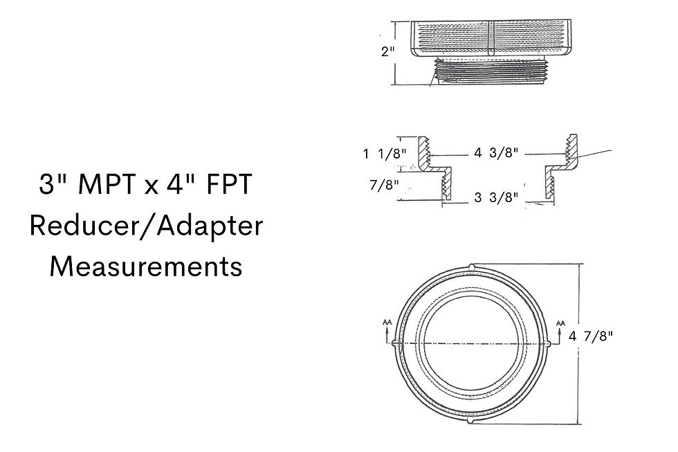 Thumbnail: 3" MPT x 4" FPT Reducer