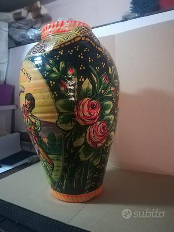 Miniatura: Anfora in terracotta Siciliana artigianale anni 60