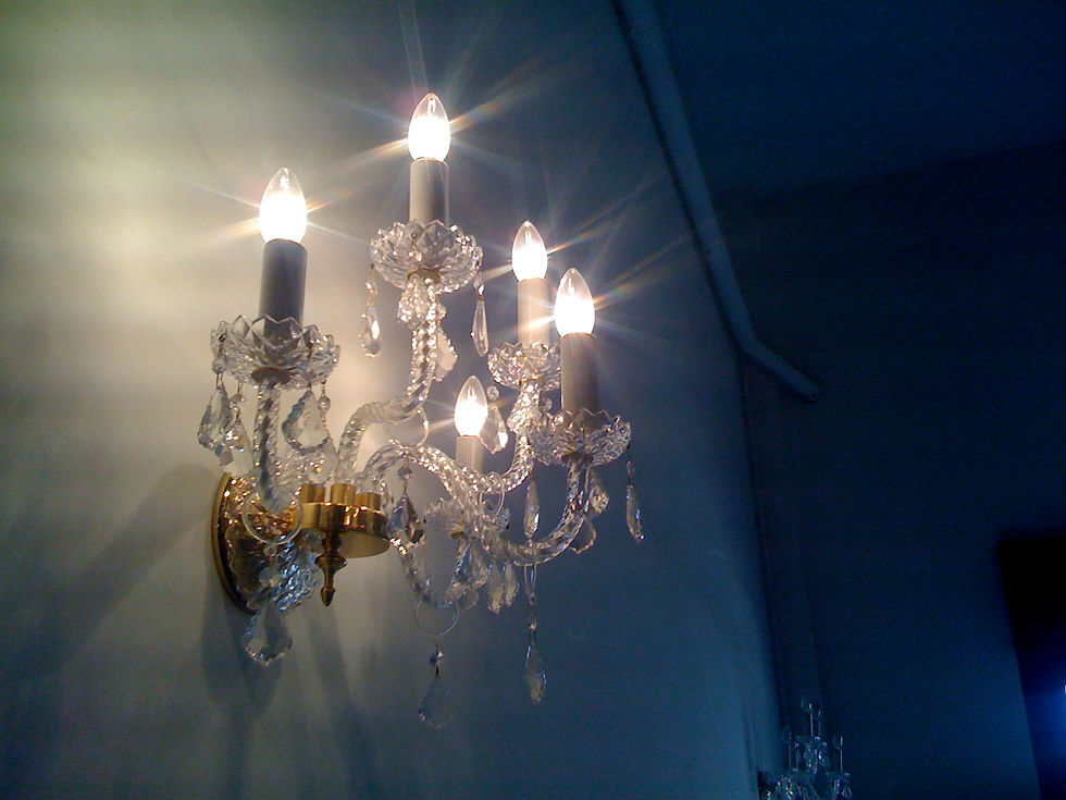 Miniatura: 282/5AP Lampada da Parete 5Luci in Cristallo Swarovski