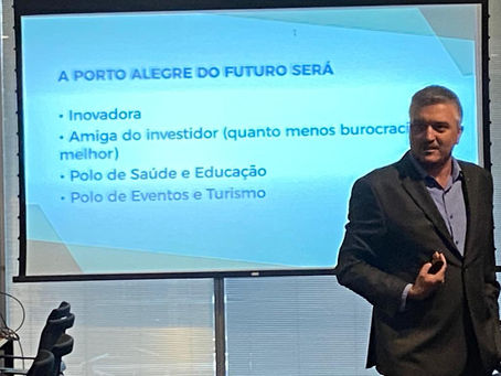 Ramiro faz palestra sobre o futuro de Porto Alegre