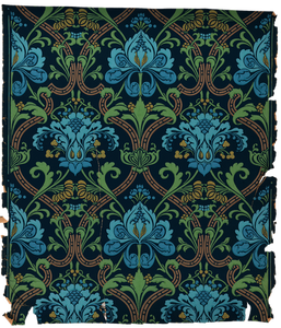 Jeffrey & Co. wallpaper c1900 which when XRF tested contained arsenic 