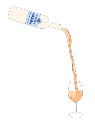 Bouteille de porte de novembre