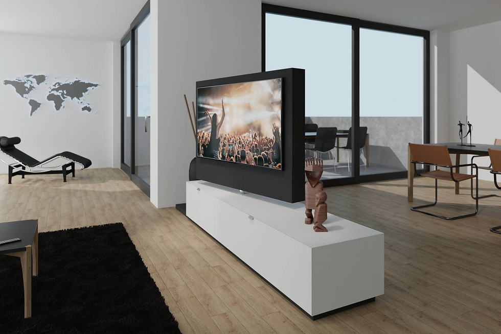 Meuble TV sur mesure dans un salon