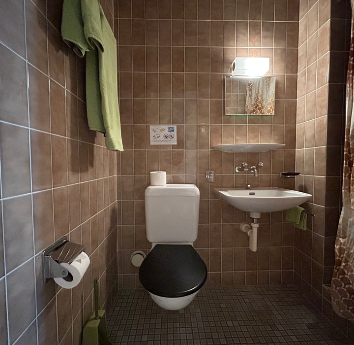 Salle de bain
, hébergement d'adulte, hébergement courte durée