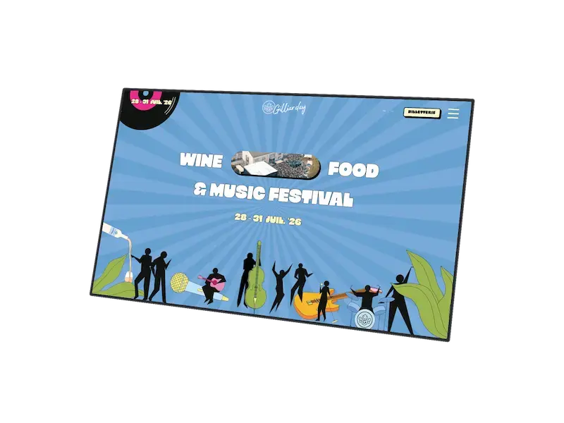 Réalisation de site web par Berthe Studio