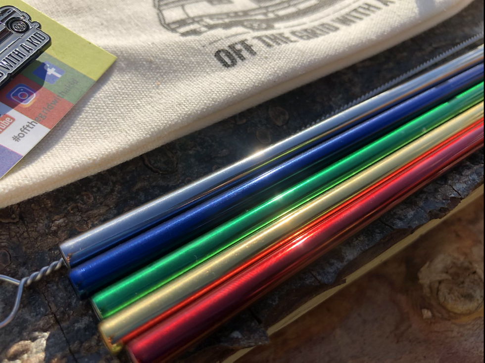 Thumbnail: Limited Edition Off The Grid With A Kid Straw Set  