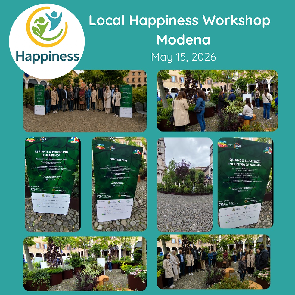 Local Happiness Workshop in Modena