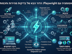 אוטומציה עם Playwright: המדריך לדור הבא של בדיקות מהירות | וריסופט