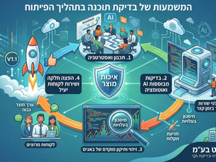 חשיבות ה-QA בתהליך הפיתוח: איך אוטומציה ו-AI משפרים את איכות המוצר?