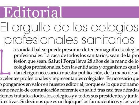 "IGNACIO GARCÍA-MORIS HACE UN BRILLANTE CAMINO DE REPRESENTATIVIDAD Y DEFENSA DE SUS COLEGIADOS"