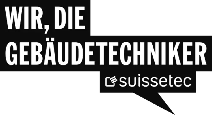 Wir, die Gebäudetechniker suissetec Logo