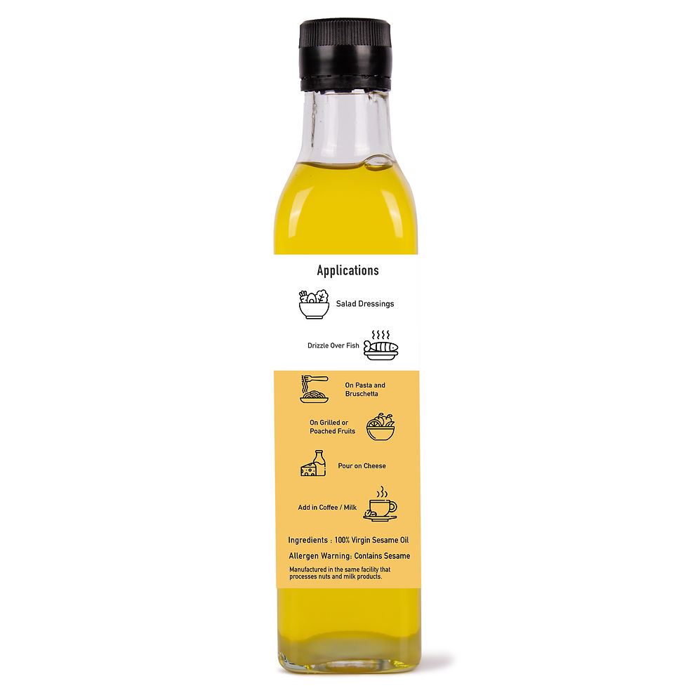 Thumbnail: KachiGhaani Cold Pressed White Sesame Oil