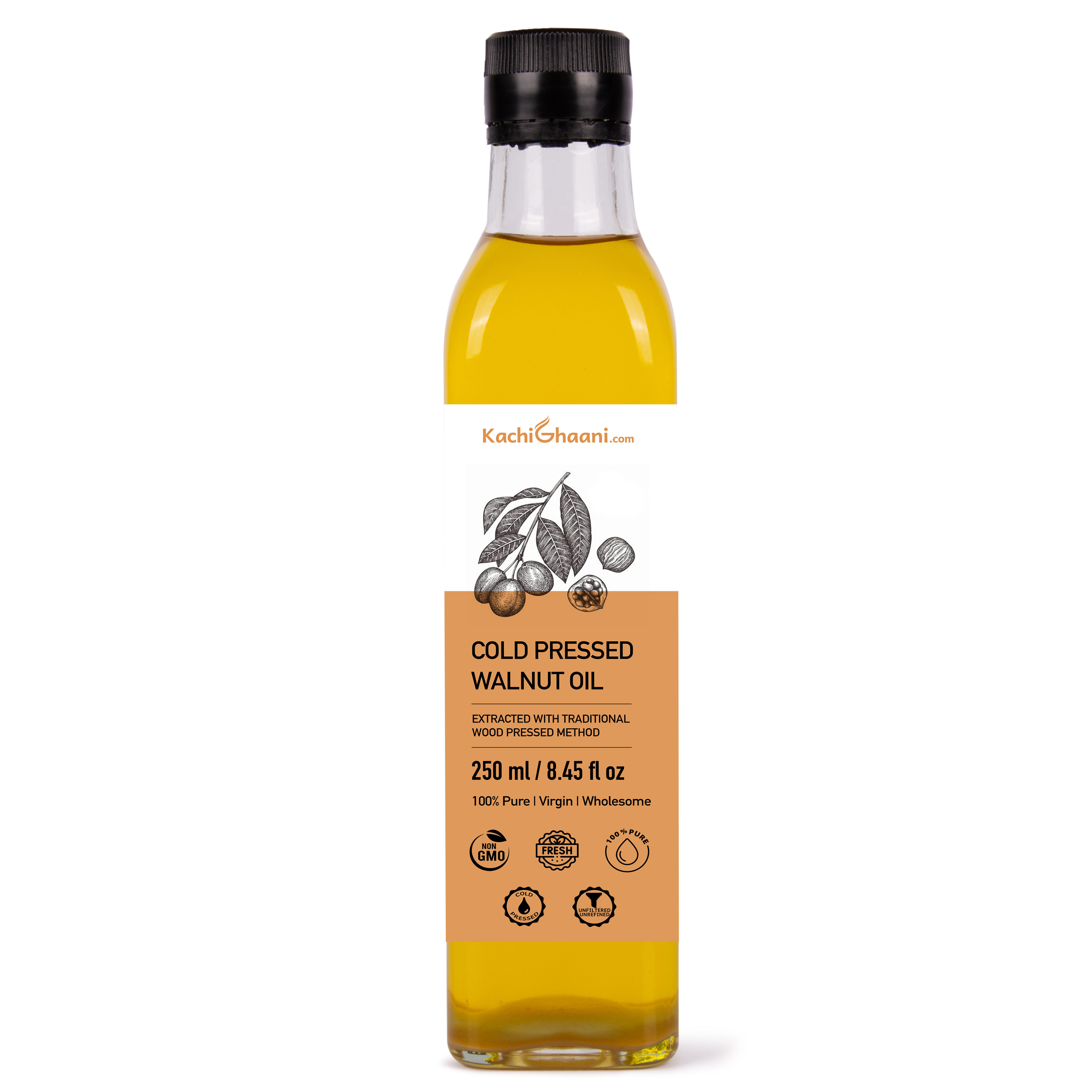 KachiGhaani Cold Pressed Walnut Oil