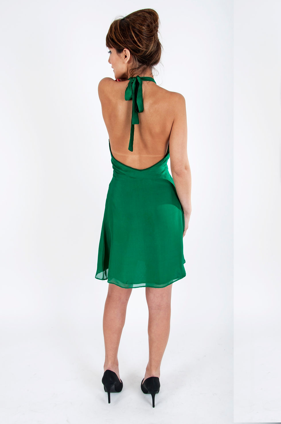 Thumbnail: Halter Deep Back Dress