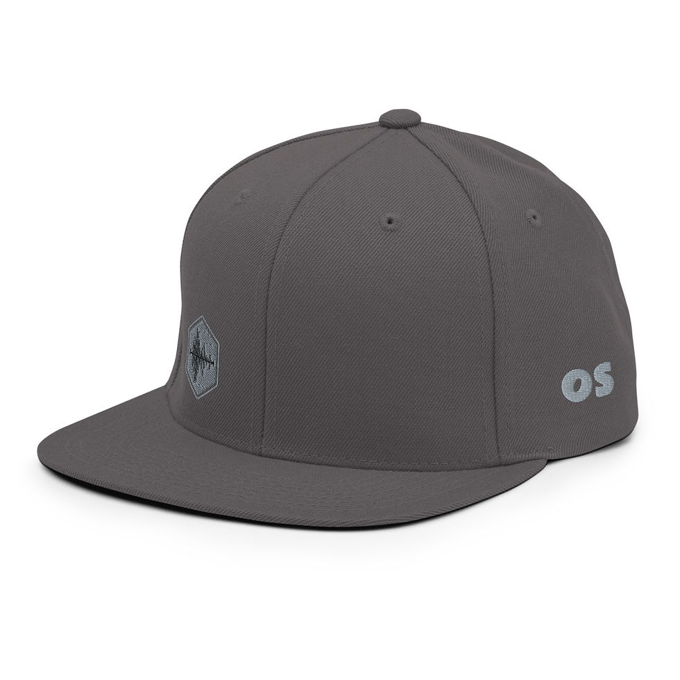 Miniatura: OS-GARMZ -Snapback  (various colours) Grey&Black Tag