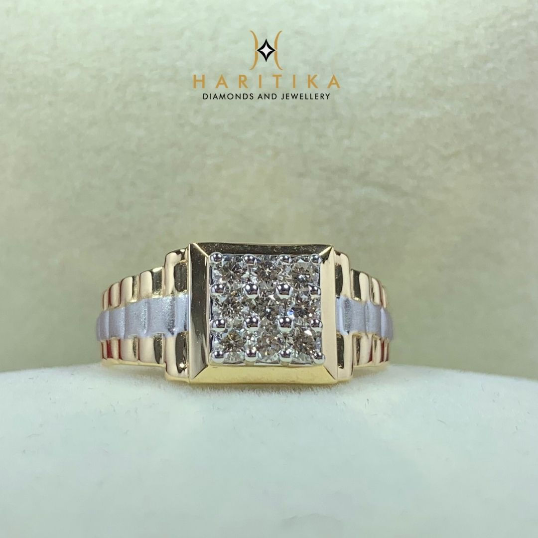 DIAMOND GENTS RING