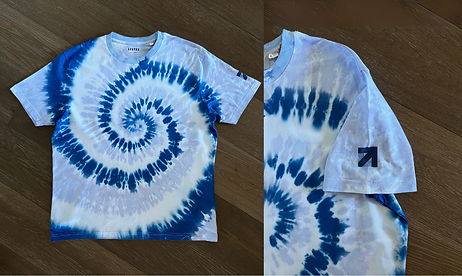Autoverslo tie-dye marškinėliai