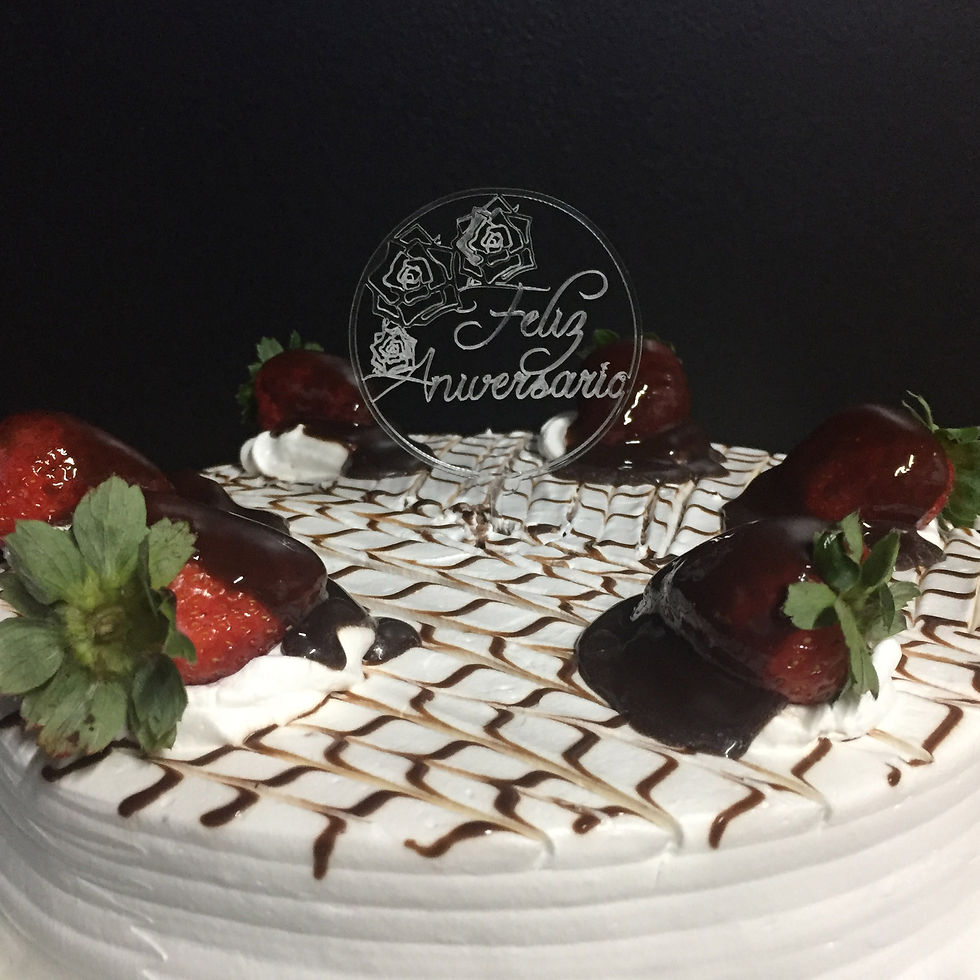 Miniatura: Enfeite de Bolo P - Feliz Aniversário