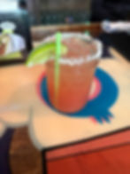 A tasty Blood Orange Margarita from the taco place across the street from the conference hotel. I ate lunch there every day!