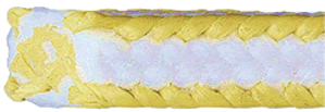 empaquetadura trenzada de kevlar / aramida con teflon cordon trenzado