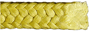 empaquetadura trenzada de kevlar / aramida con teflon cordon trenzado