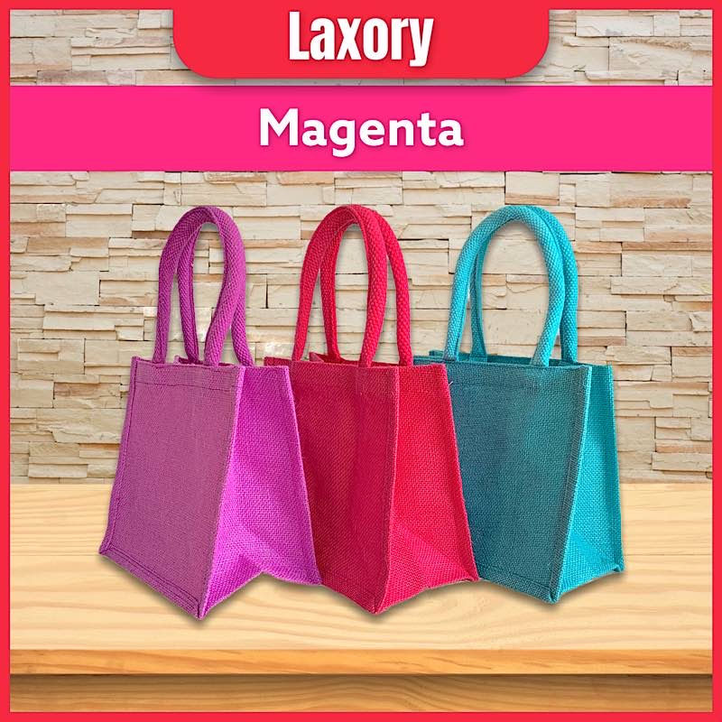 Thumbnail: Eco-friendly mini square jute bags ideal for wedding gifts and promotions