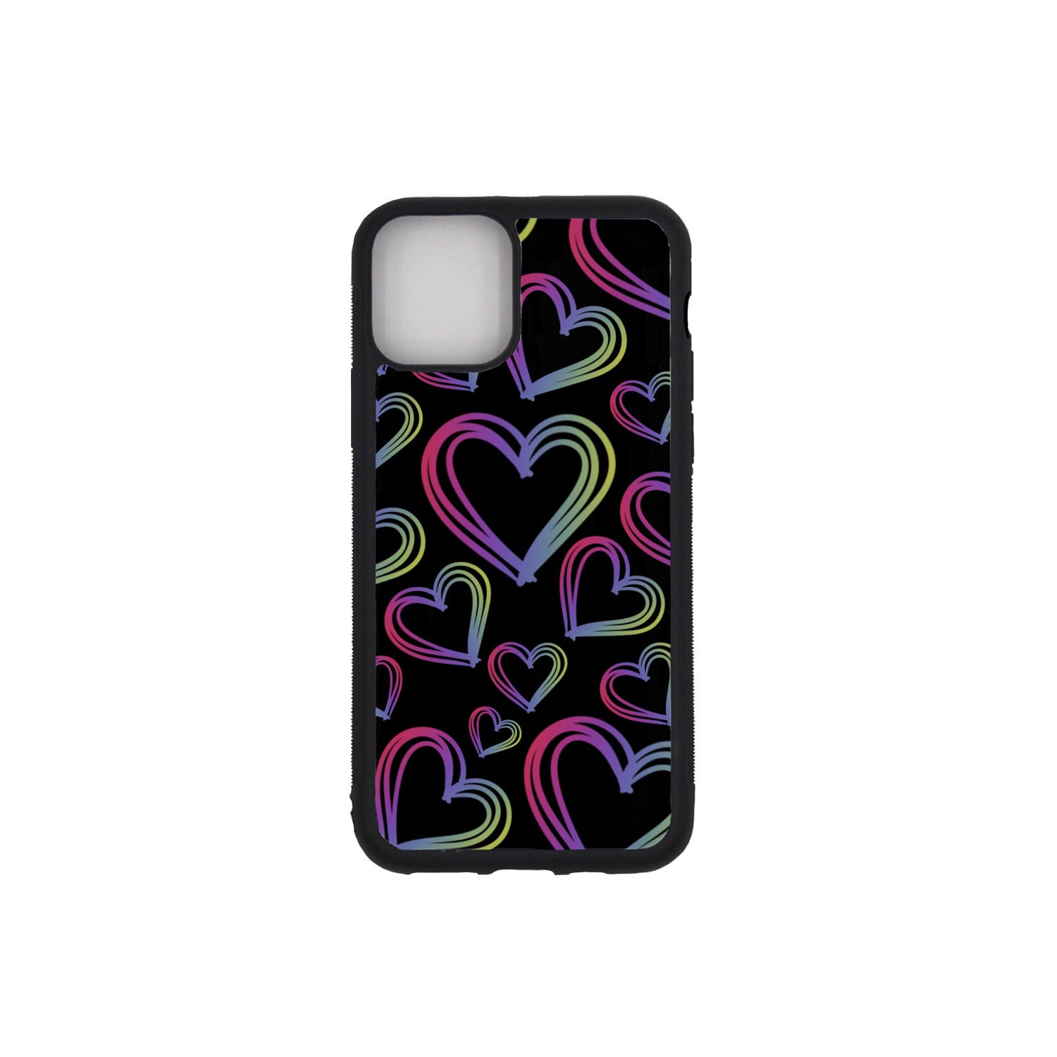 Neon Hearts Phone Case