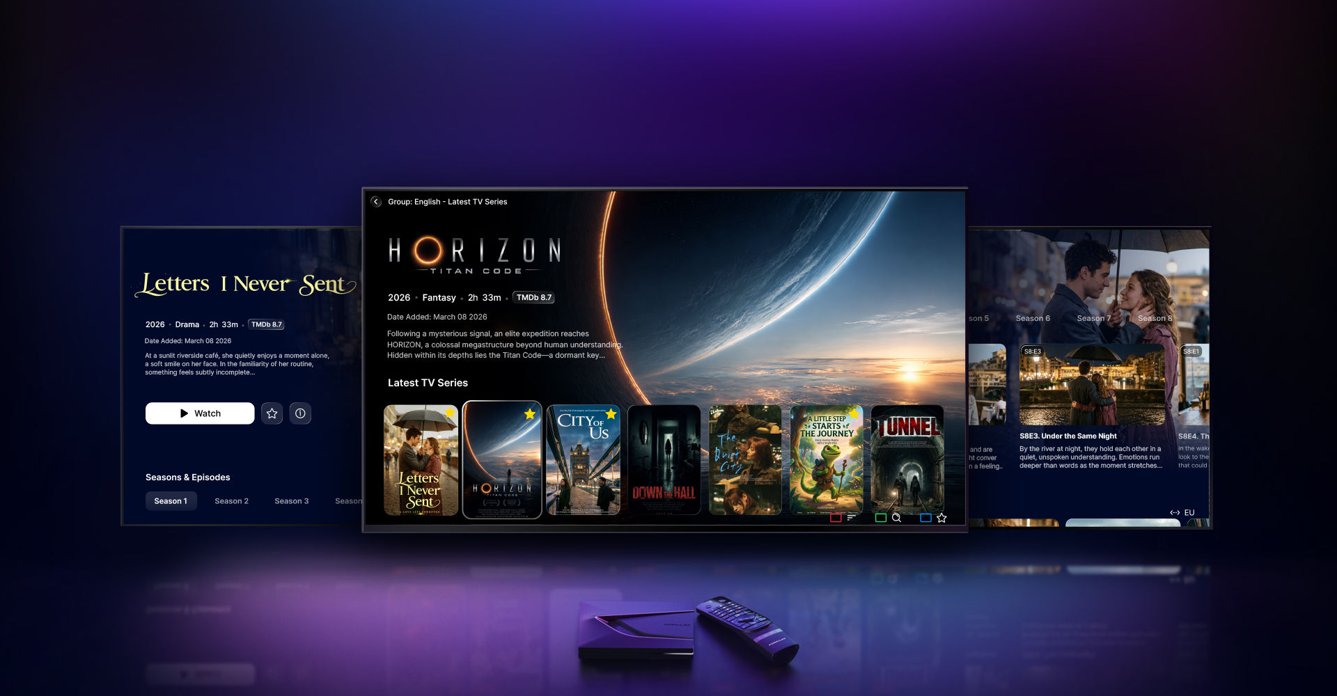 Filmoverzicht in MYTVOnline 4, officiële Formuler-illustratie
