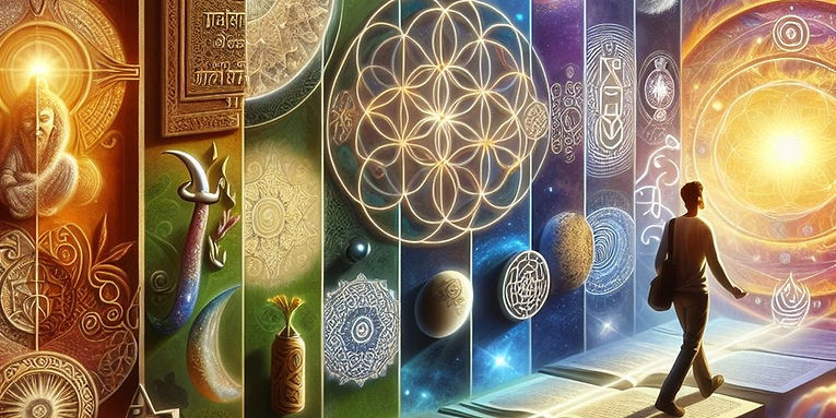 Walking through timeless halls of wisdom, each step reveals echoes of experience, insight, and soul.