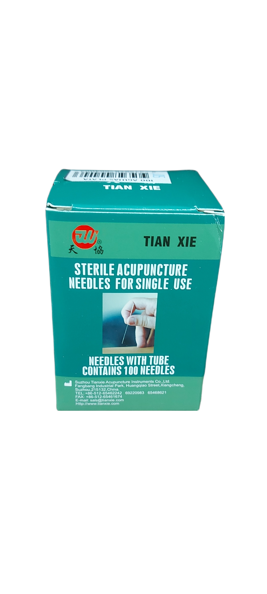 Miniatura: Agujas de acupuntura, caja c/100 agujas y aplicador