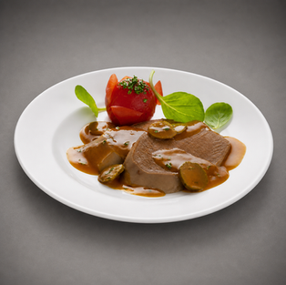 Langue de boeuf sauce piquante