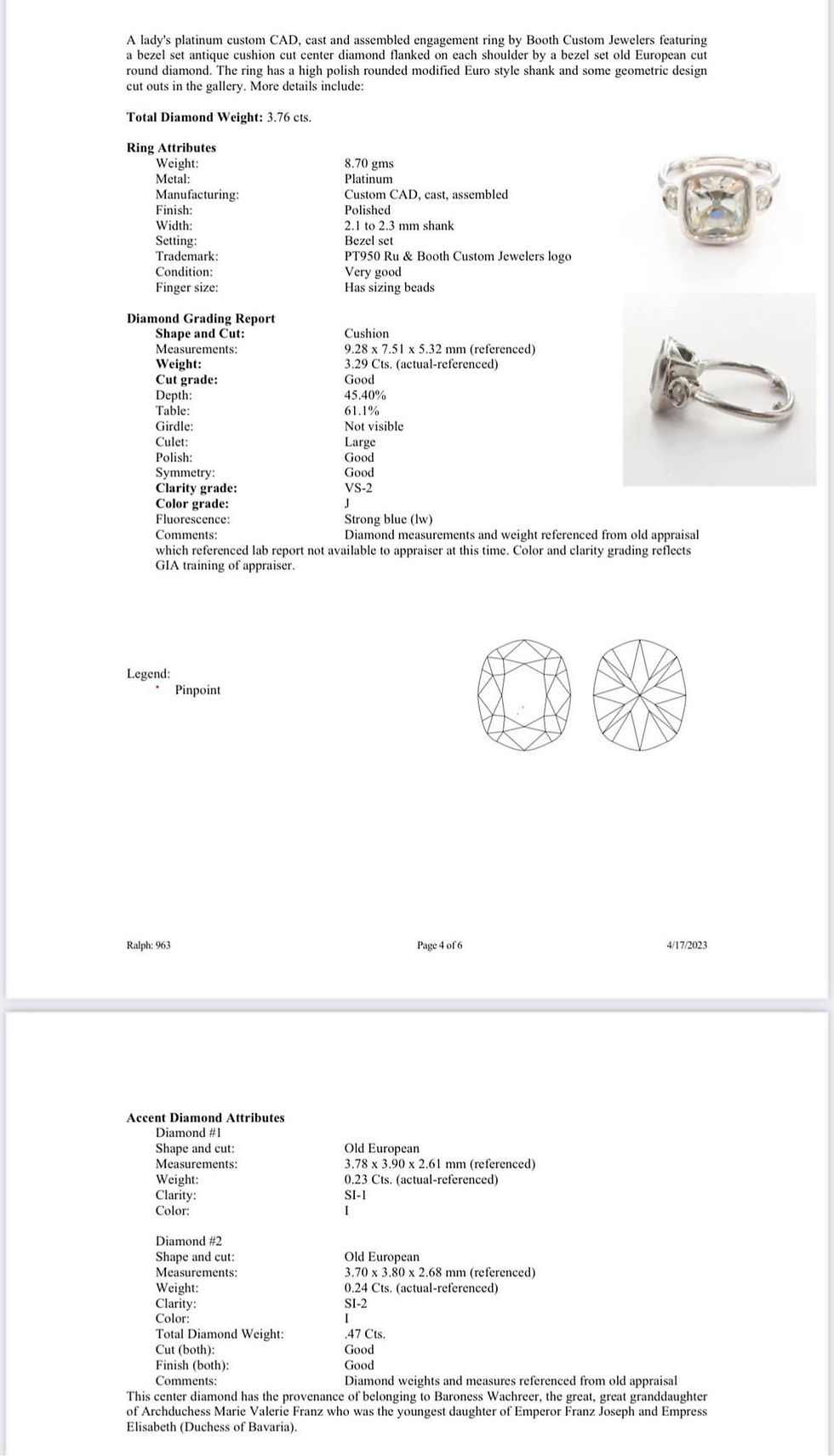 Thumbnail: Archduchess Marie Valerie Diamond Ring