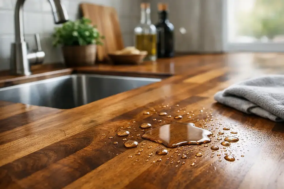 Are Wood Countertops Waterproof? What to Know