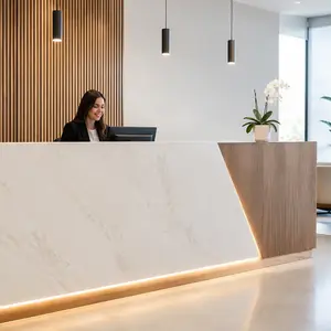 Custom Reception Desk Design That Works Hard