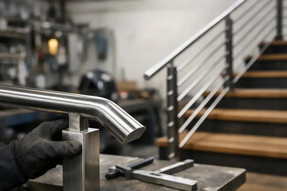 Custom Stair Handrail Fabrication That Fits