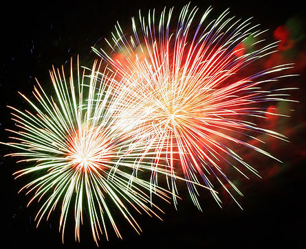 Colorful Fireworks Display