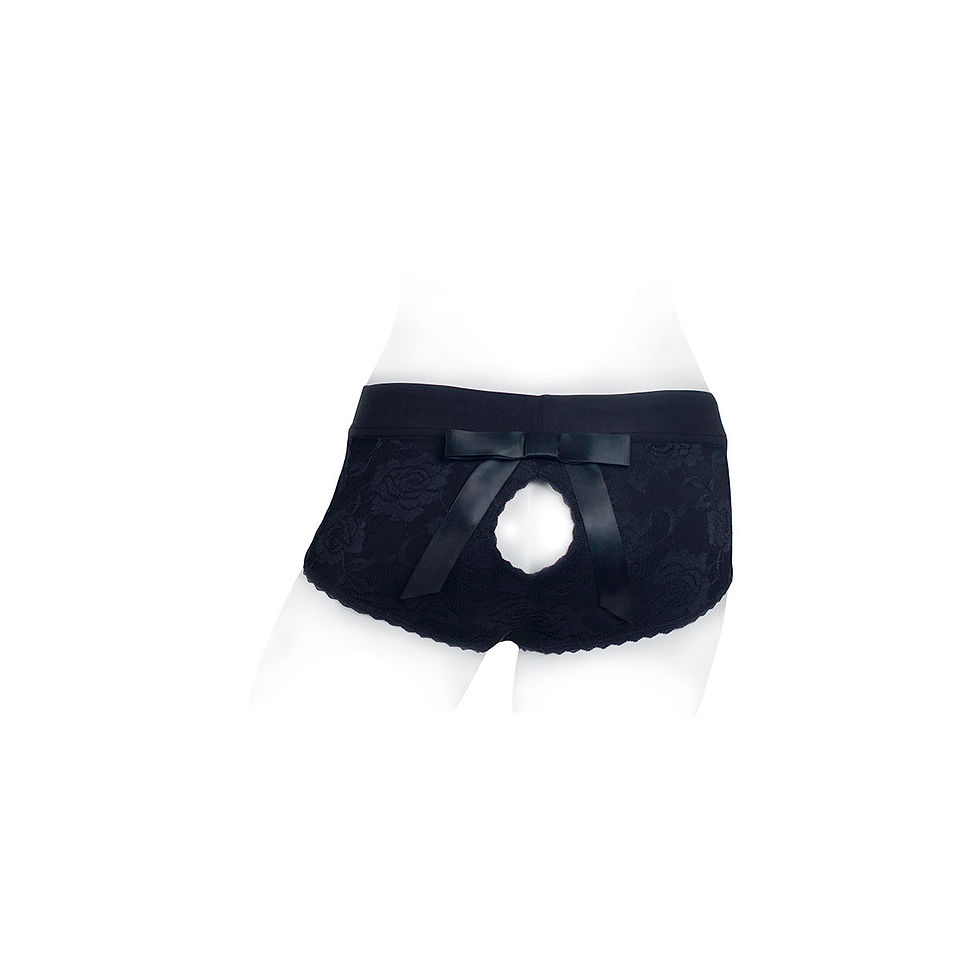 Thumbnail: SpareParts Bella Harness Black/Black Nylon - Large