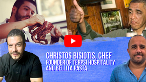 chef christos bisiotis on greece chats pocast with tony kariotis