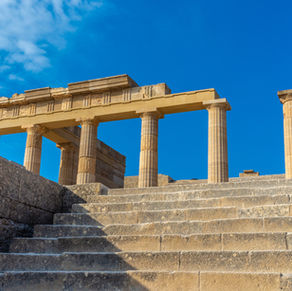 temple of athena lindia - lindos rhodes greece