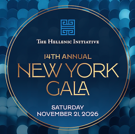 The Hellenic Initiative 14th Annual New York Gala graphic, Saturday November 21, 2026