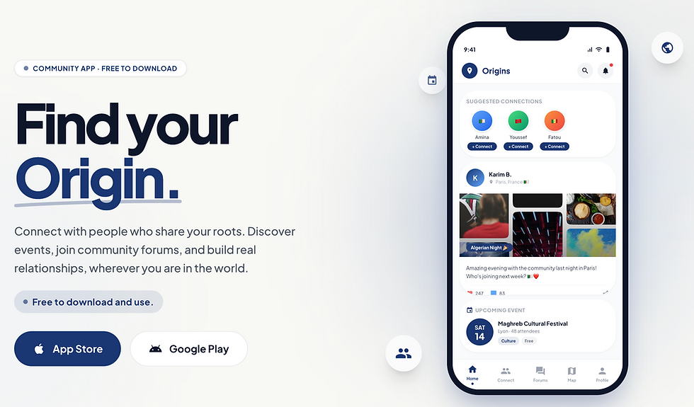 Origins App Launch