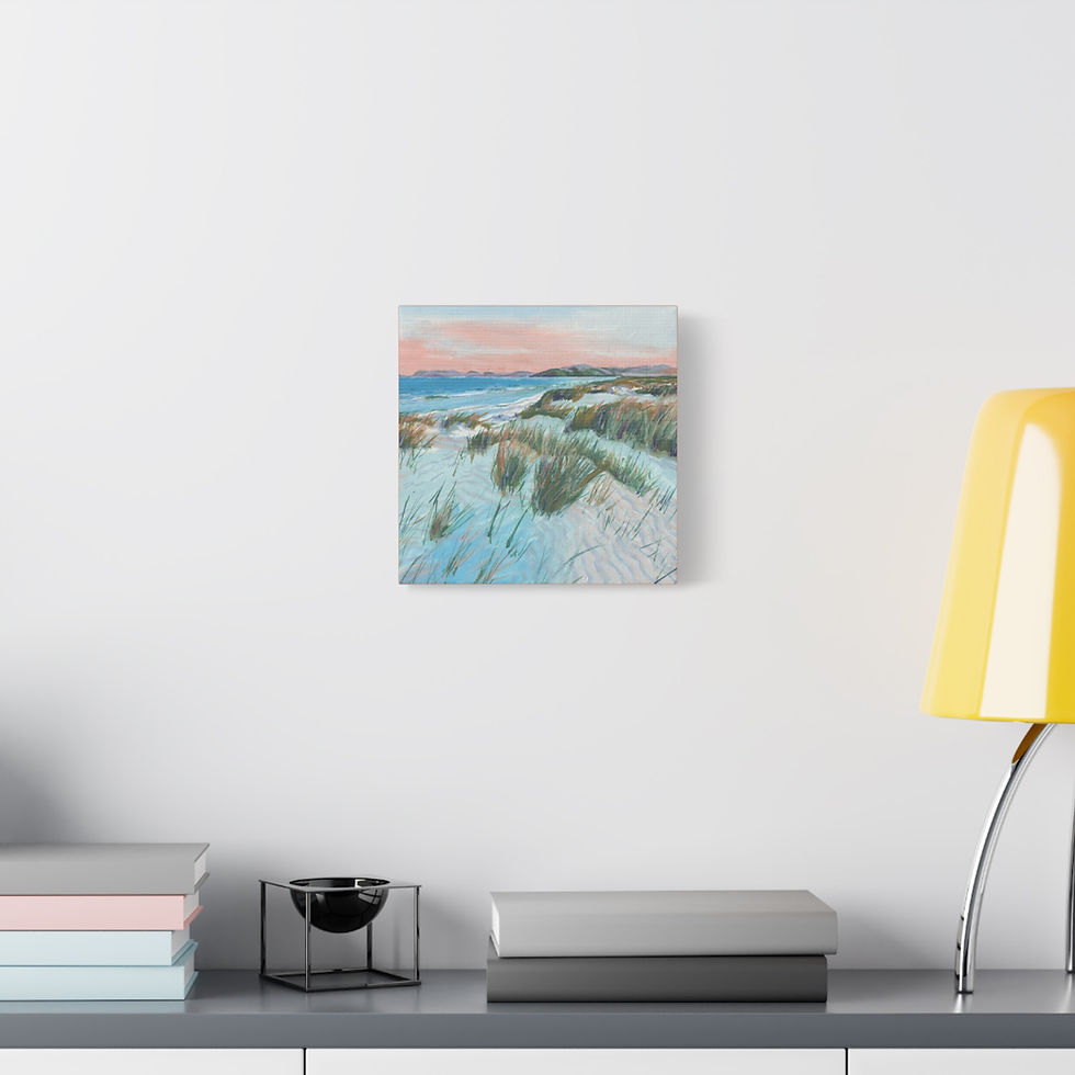 Thumbnail: Coastal Seascape Stretched Canvas Art Print,Beach Sunset,Wall Art,Home Decor