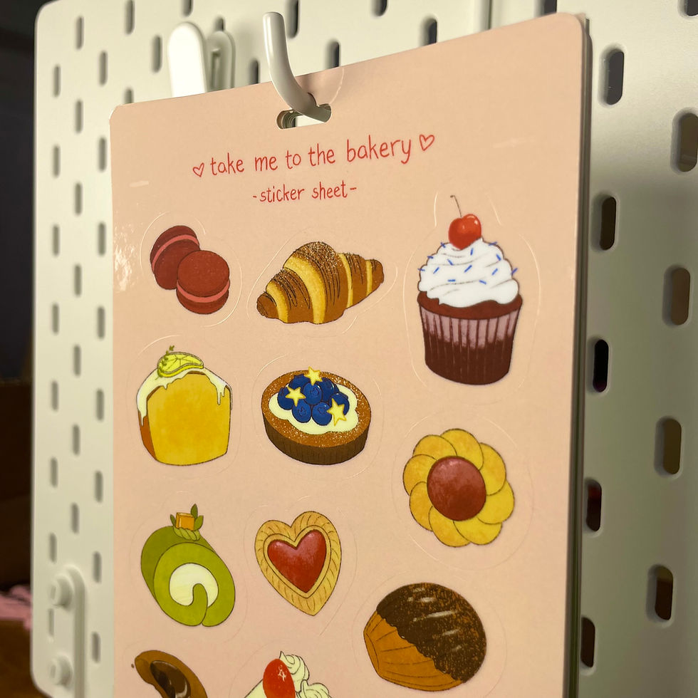 Thumbnail: Sticker Sheet: Take Me To The Bakery