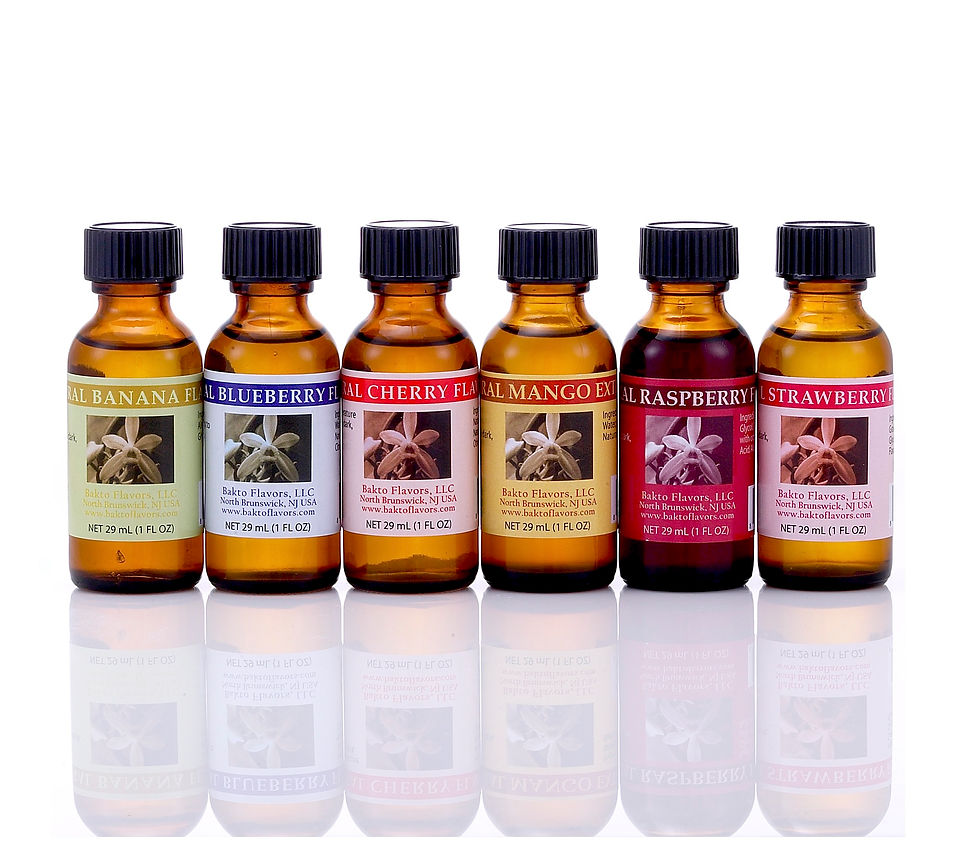 Bakto Flavors Natural Flavors Fruit Collection